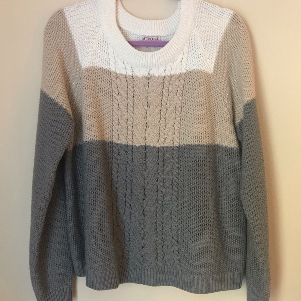 🍂❄️BRAND NEW COLOR BLOCK FALL/WINTER SWEATER 🍂❄️